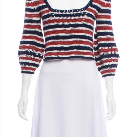 Apiece Apart Striped Linen - Blend Top - Picture 4 of 6